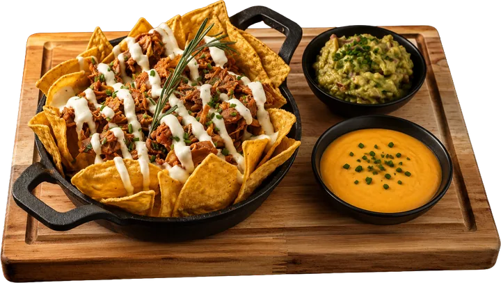 Nachos com Carne